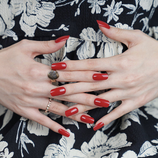 Burgundy Elegance - GEL Nail Wraps