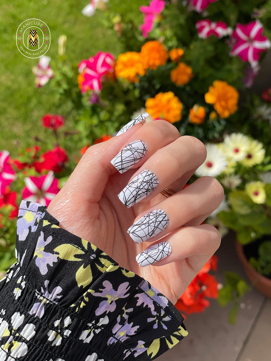 Webbed Ivory - Nail Wraps (Standard)