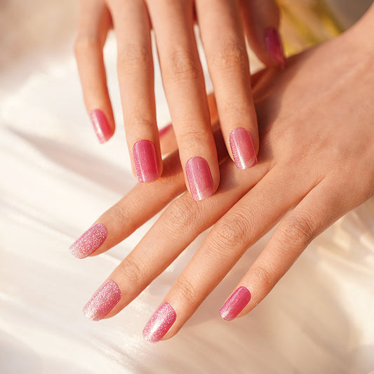 Sparkling Rose - GEL Nail Wraps