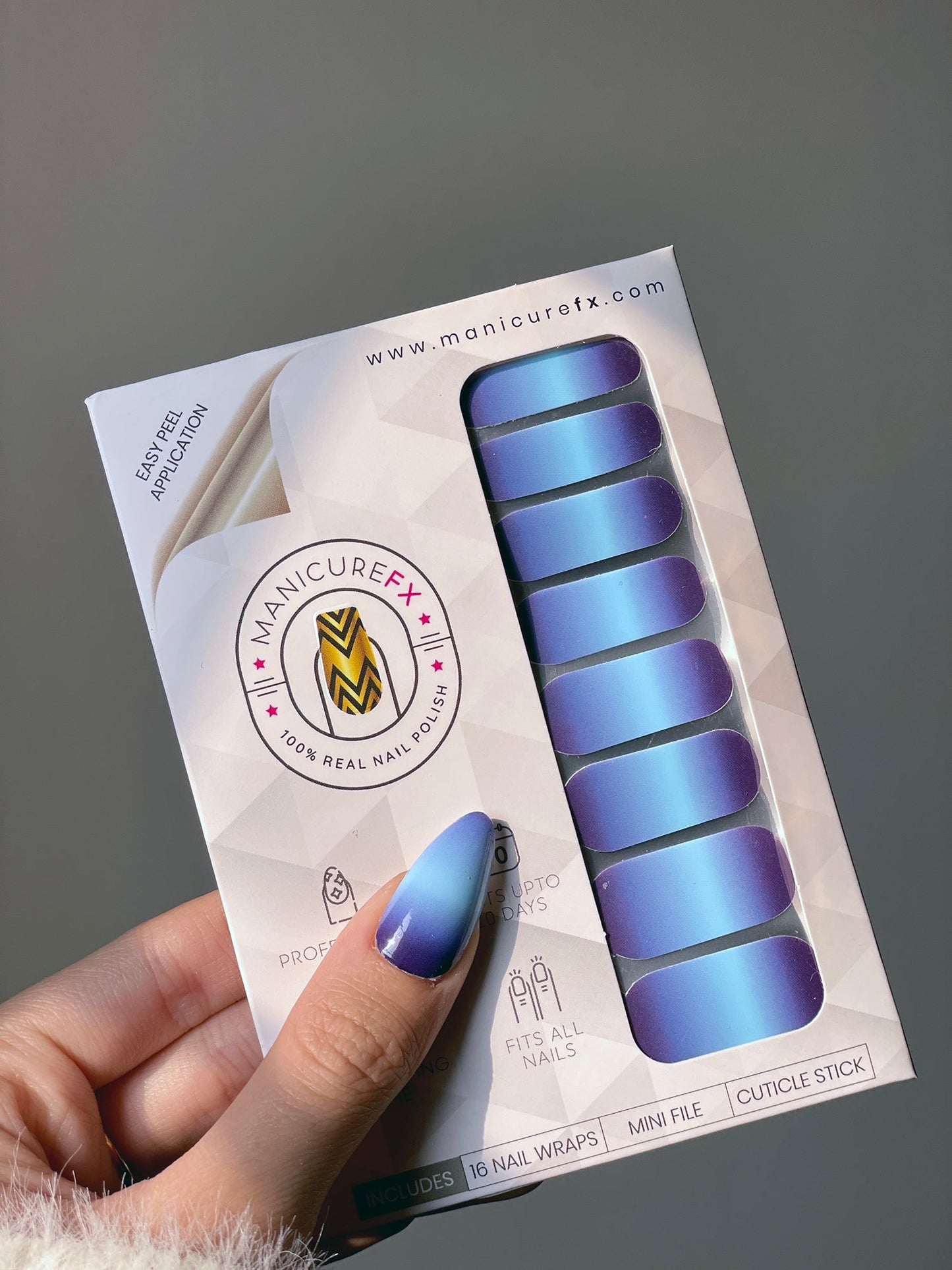 Moonlight Blue - Nail Wraps (Standard)