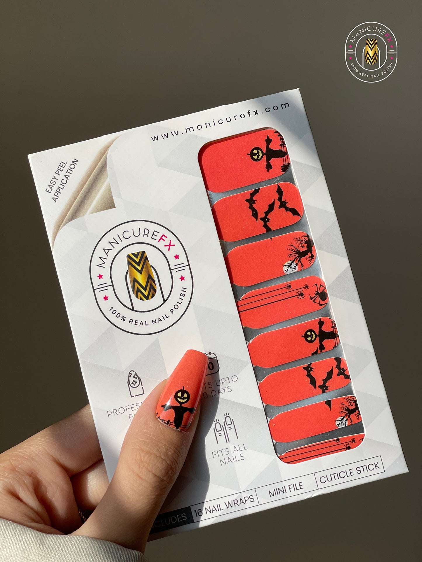 Blood Orange Moon - Nail Wraps (Standard)