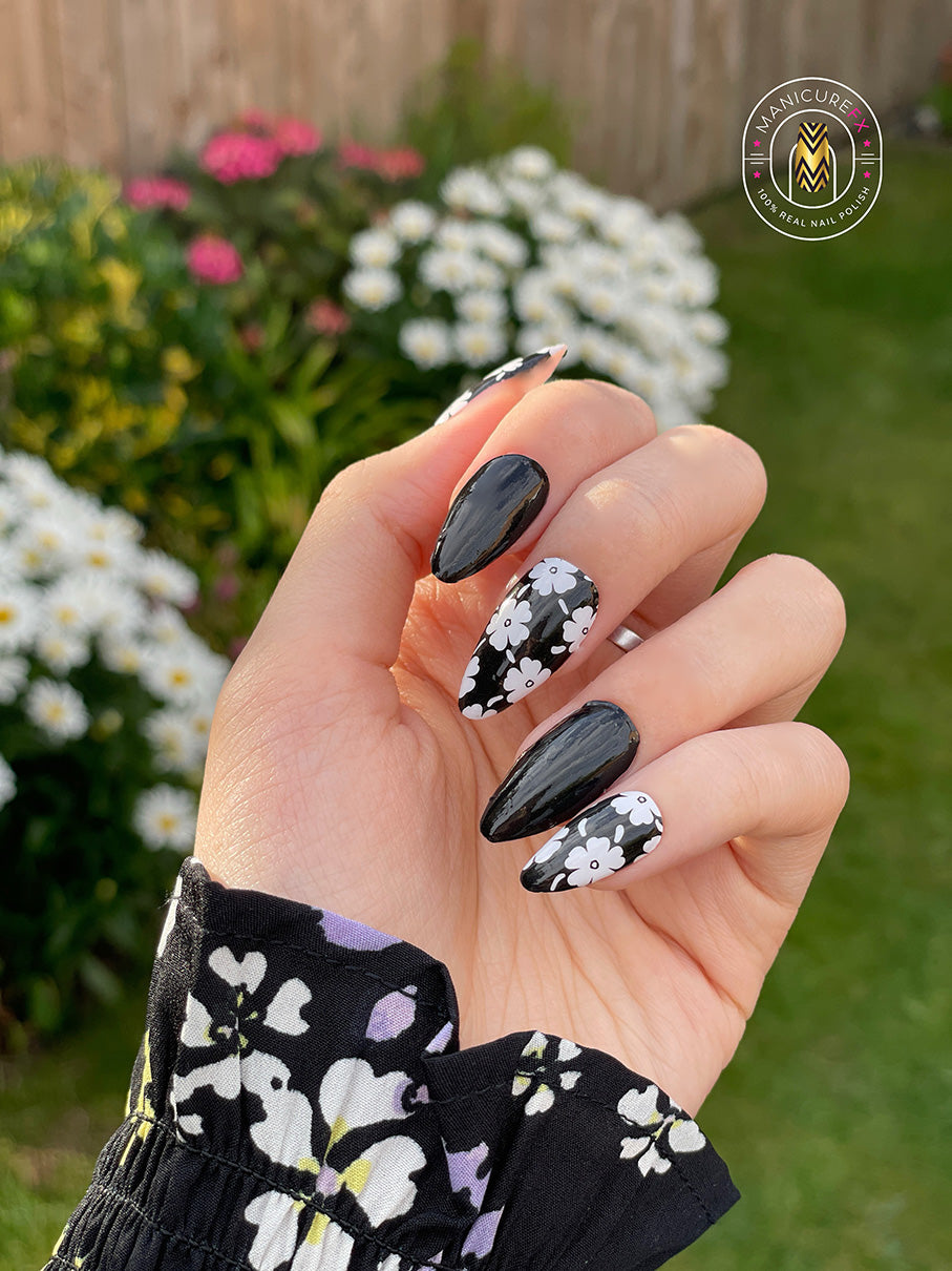 Midnight Bloom - Nail Wraps (Standard)