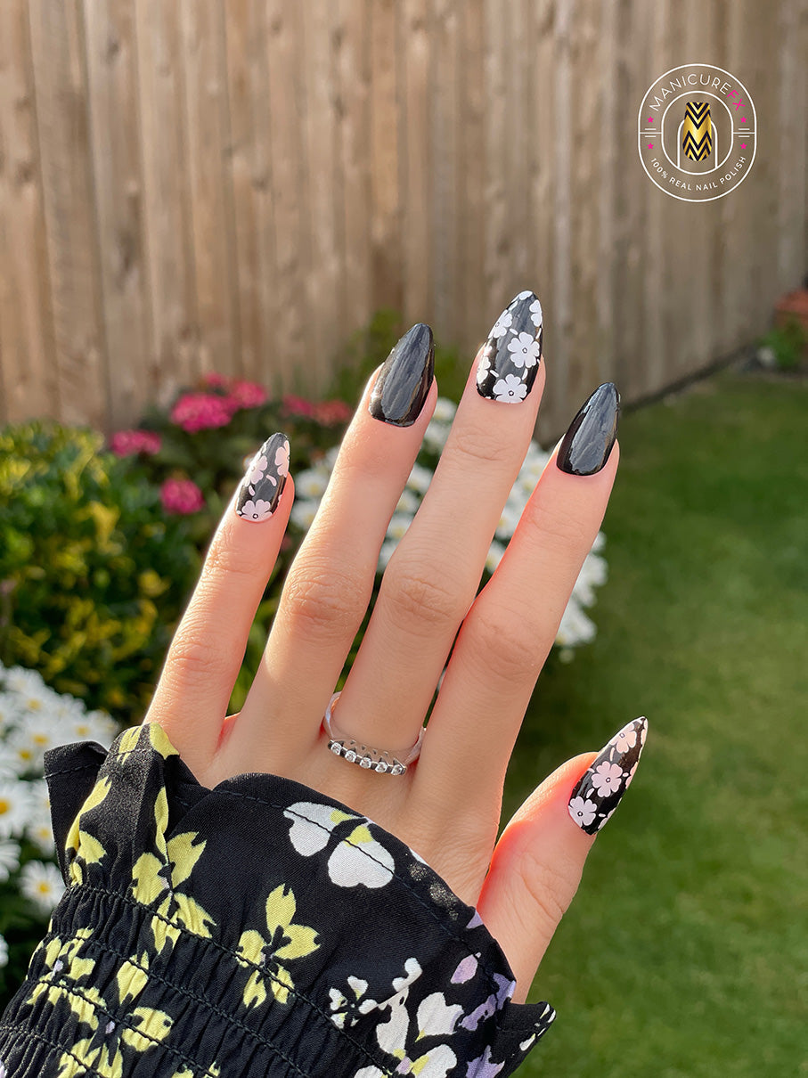 Midnight Bloom - Nail Wraps (Standard)