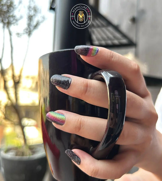 Midnight Prism Sparkle - Nail Wraps (Standard)