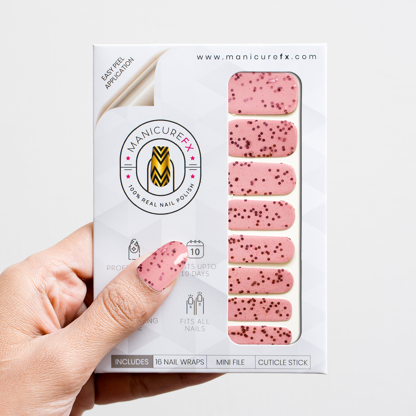 Rose Raindrops - Nail Wraps (Standard)