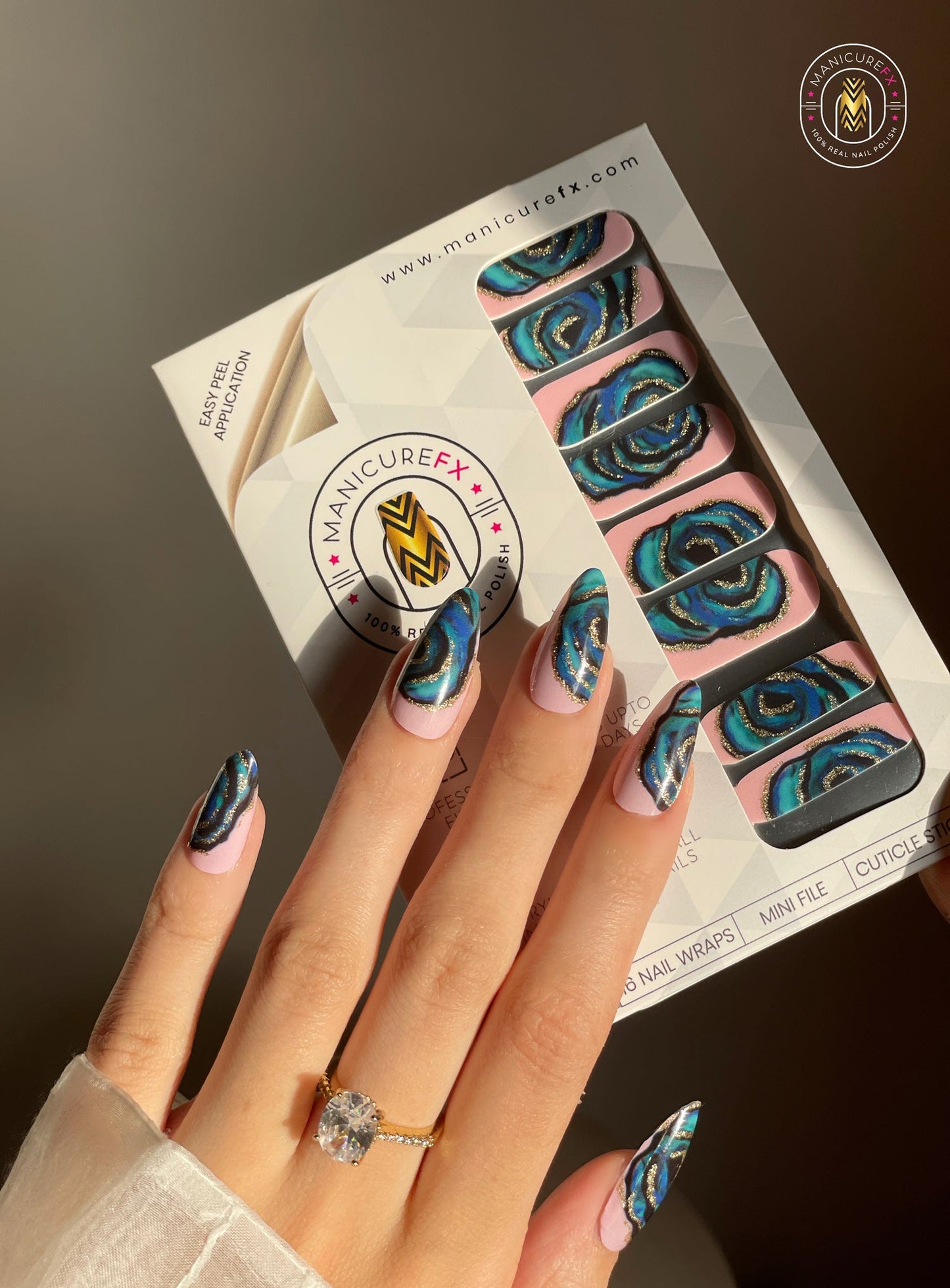 Sapphire Sprout - Nail Wraps (Standard)