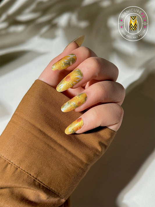 Sunlit Blooms - Nail Wraps (Standard)