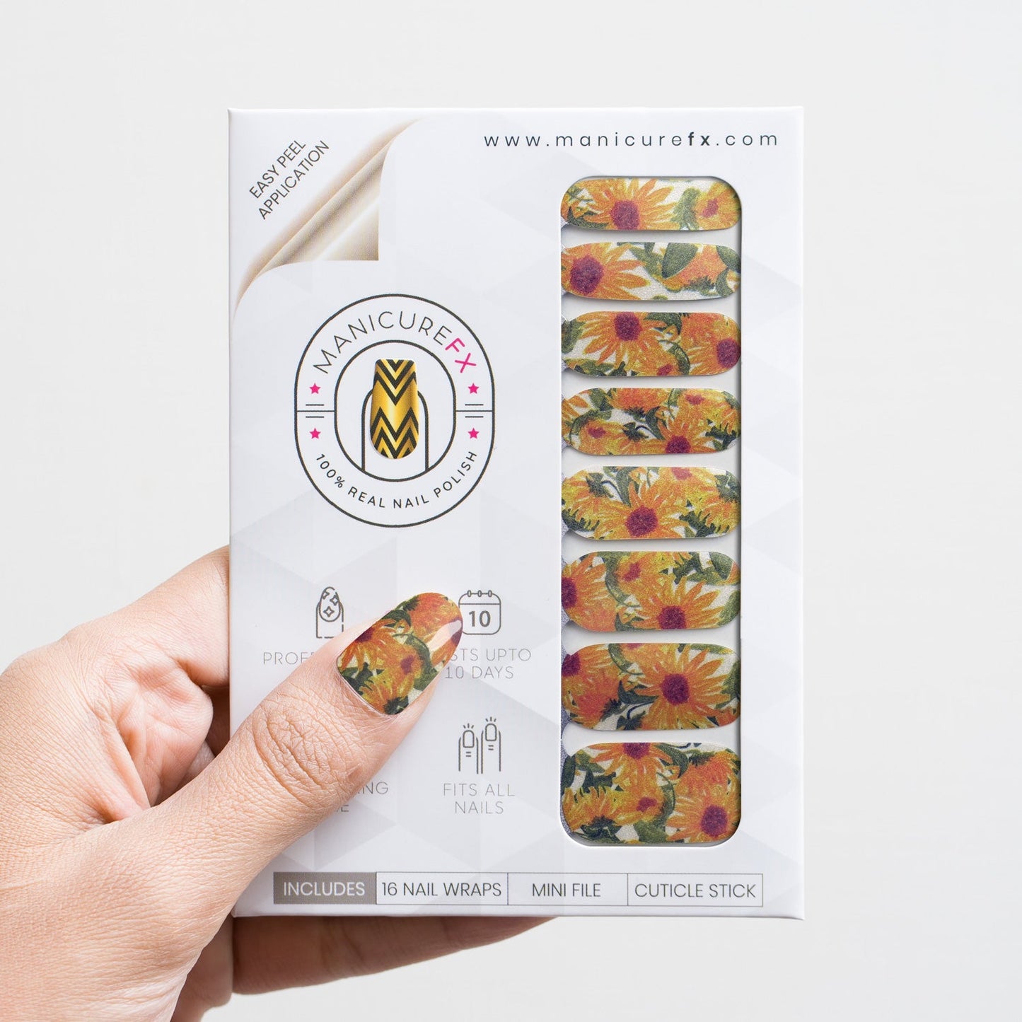 Sunlit Blooms - Nail Wraps (Standard)