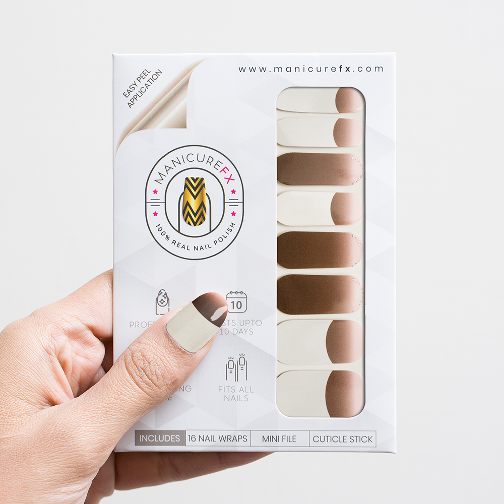 Mocha Split - Nail Wraps (Standard)