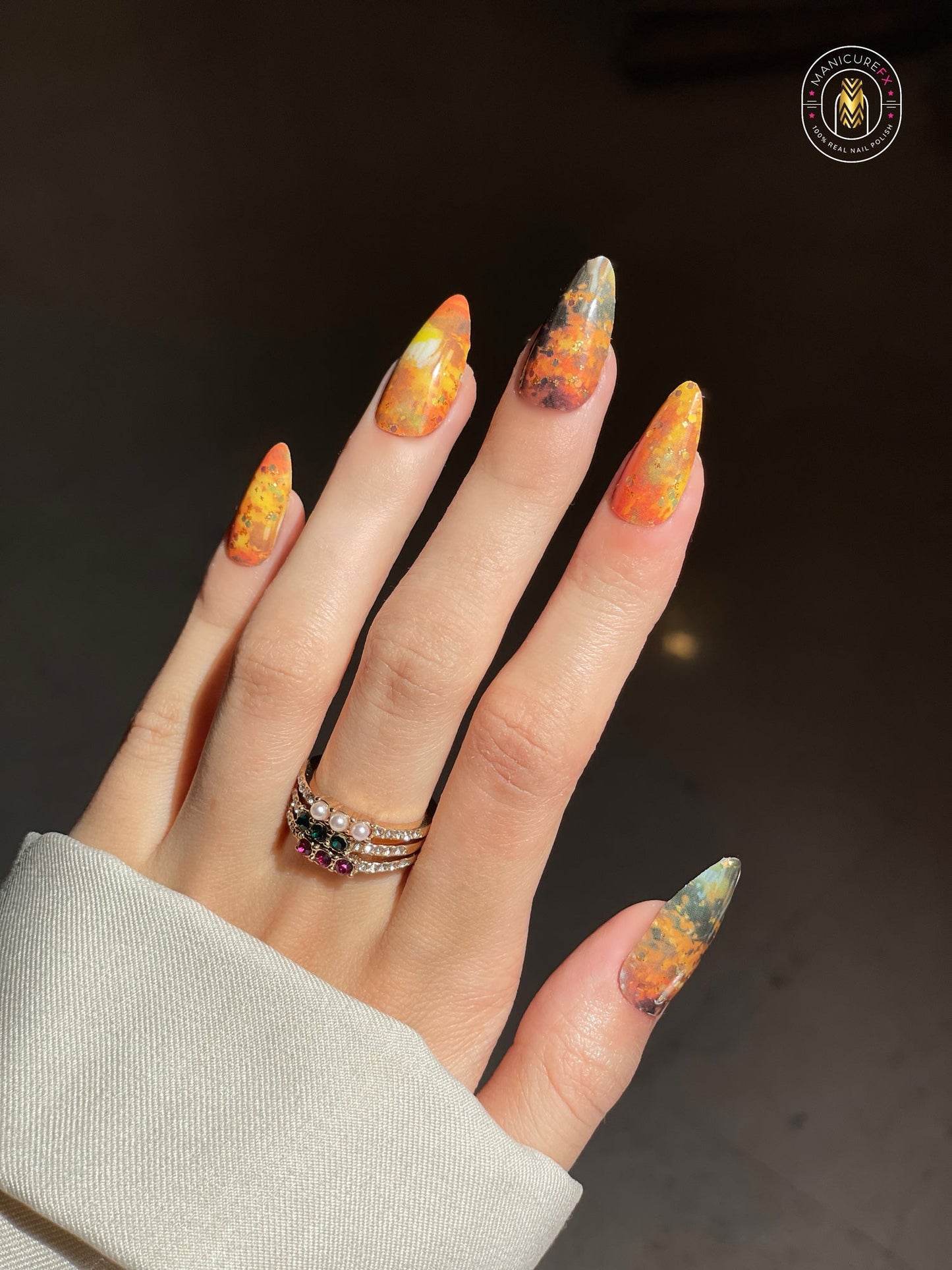 Fiery Foliage - Nail Wraps (Standard)