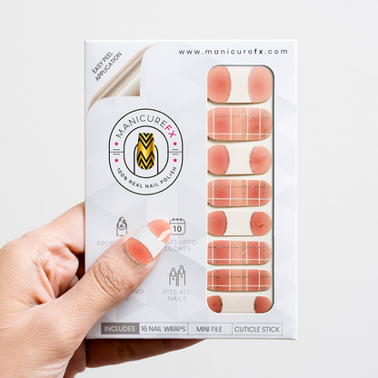 Peachy Panorama - Nail Wraps (Standard)